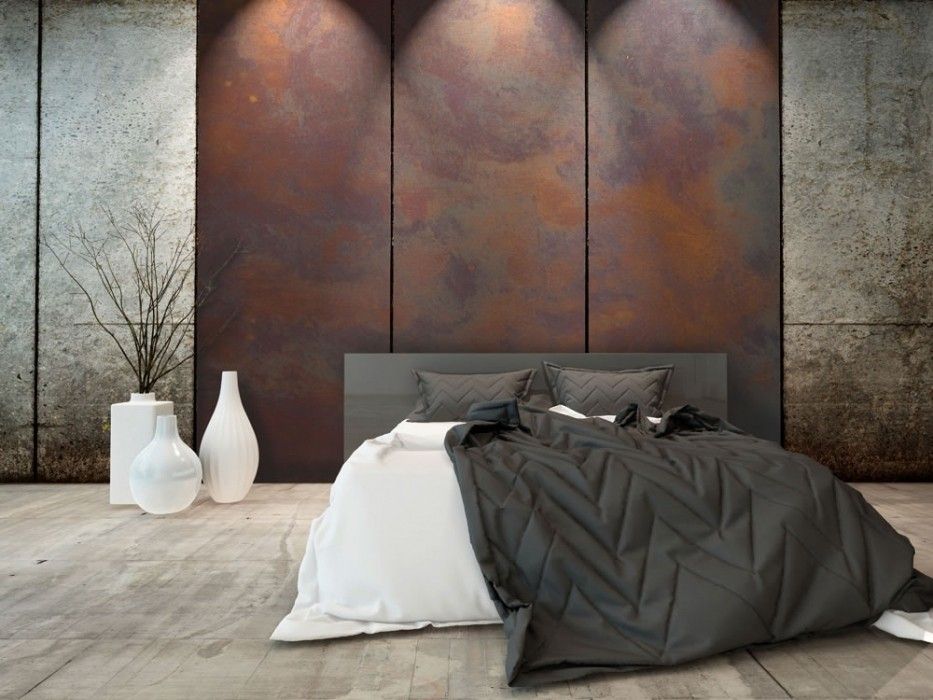 Ferrum Pas Efektli Duvar Yüzeyi | Reaktif ve Yaşayan Metal Kaplama