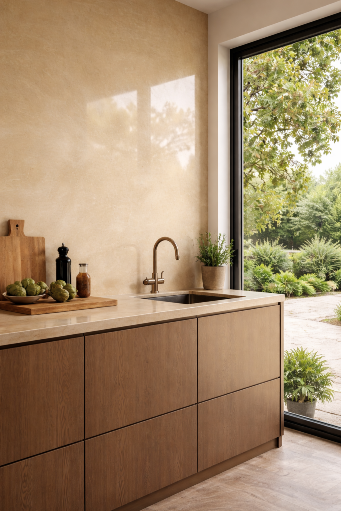 Stucco Venedik Sıvası | Mermer Görünümlü Parlak Dekoratif Duvar